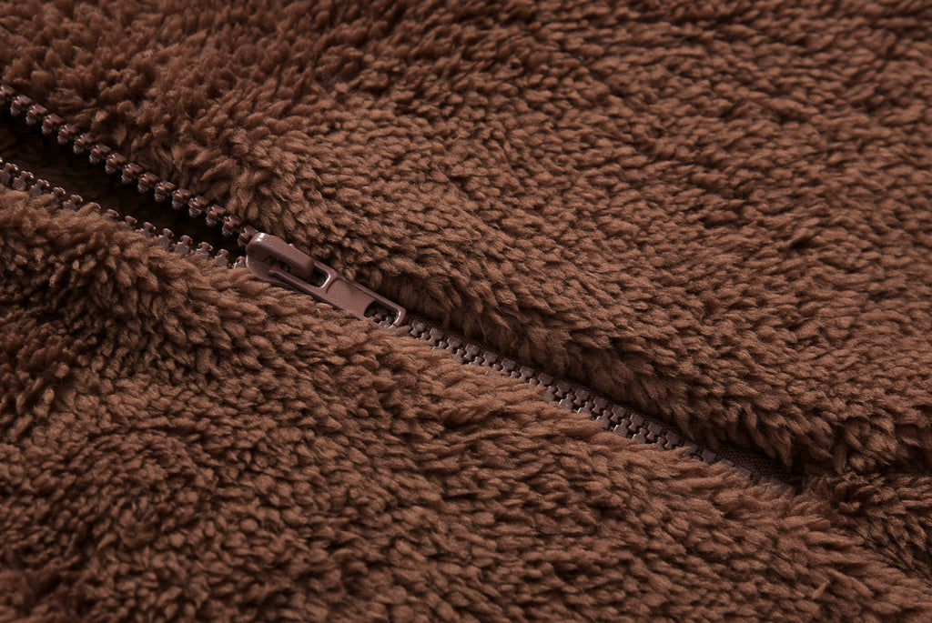 Tendance de la mode à manches longues à capuche couleur unie, manteau pull pour femme