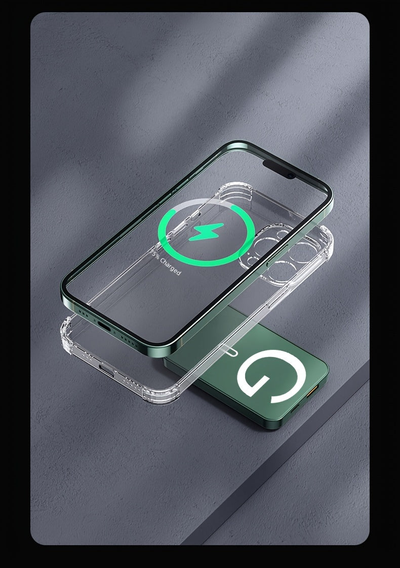 1pc KOILAGER 10000mAh Banque d'alimentation portable avec charge sans fil magnétique ultra-mince, charge super rapide 22,5 W, charge rapide bidirectionnelle PD20W, alimentation sans fil 15W, écran LED, double alimentation USB/Type-C pour iPhone 16/15pro/